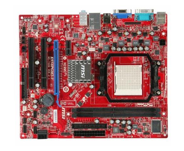 K9N6PGM2-V MSI Socket AM2 Nvidia GeForce 6100/ nForce 405 MCP Chipset AMD Athlon 64 X2/ Athlon 64/ AMD Sempron Processors Support DDR2 2x DIMM 2x SATA 3.0Gb/s Micro-ATX Motherboard (Refurbished)