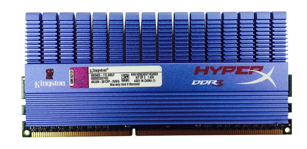 KHX1600C9D3T1K3/6GX Kingston Gaming Memory