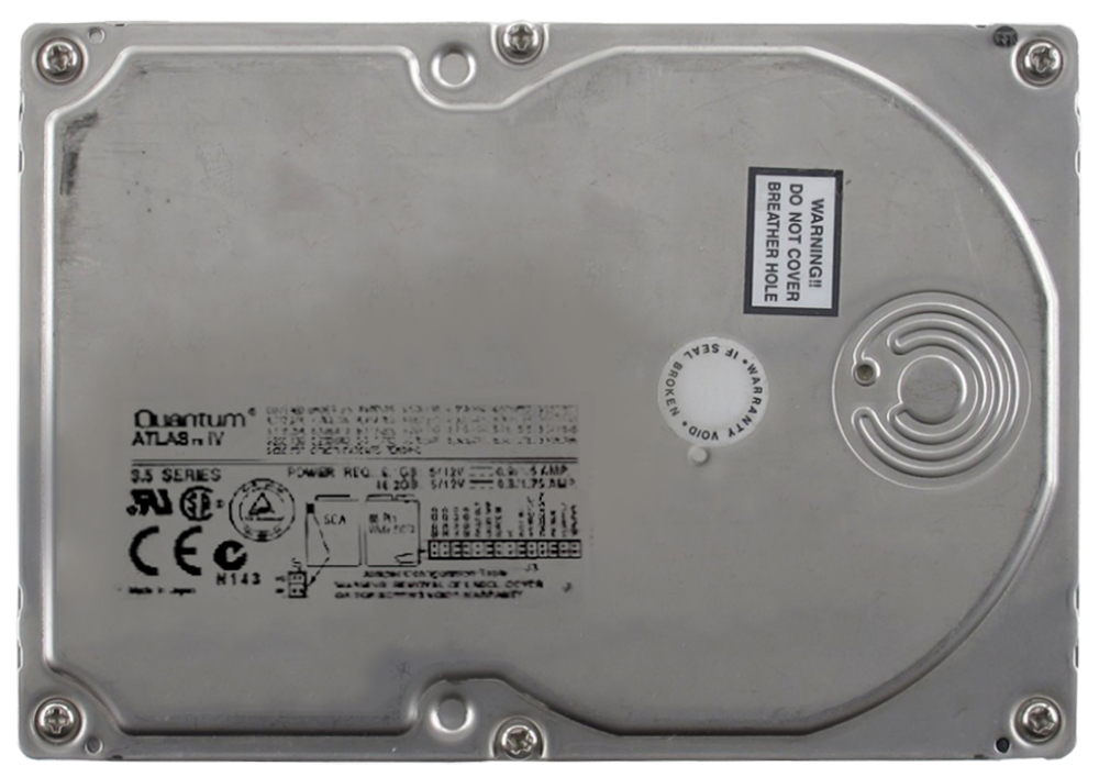KN04J462 Quantum Atlas IV 4.5GB 7200RPM Ultra-160 SCSI 80-Pin 2MB Cache 3.5-inch Internal Hard Drive