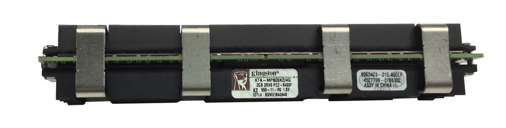 KTA-MP800K2/8G Kingston 8GB Kit (2 X 4GB) PC2-6400 DDR2-800MHz ECC Fully Buffered CL5 240-Pin DIMM Dual Rank Memory for Apple MB194G/A