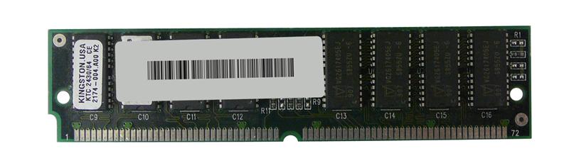 KTC-2430/64-CE Kingston 64MB Kit (2 X 32MB) EDO non-Parity 60ns 5V 72-Pin SIMM Memory