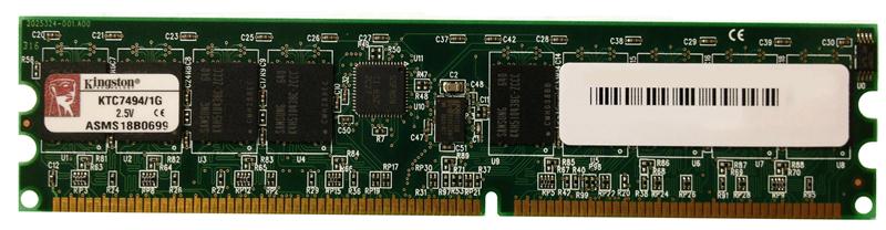 KTC7494/1G Kingston 1GB DDR1 PC2100 Memory