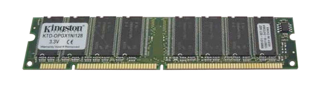 KTD-OPGX1N/128 Kingston 128MB PC100 100MHz non-ECC Unbuffered CL2 168-Pin DIMM Memory Module