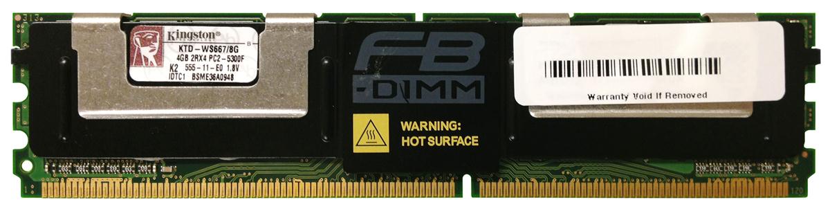 KTD-WS667/8G Kingston 8GB FBD PC5300 Memory