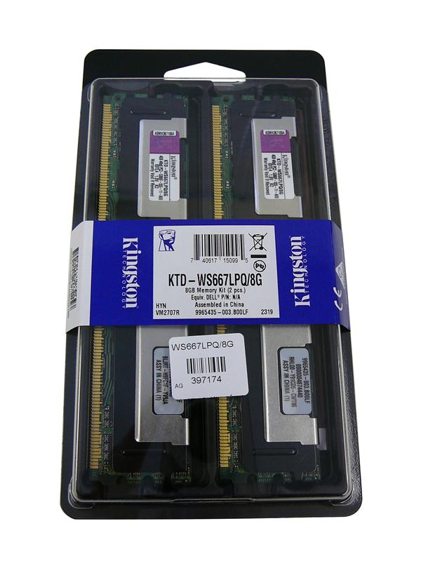KTD-WS667LPQ/8G Kingston 8GB FBD PC5300 Memory