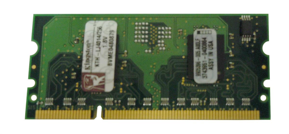 KTH-LJ4014/256 Kingston 256MB PC2-4200 DDR2-533MHz Non-ECC Unbuffered CL4 200-Pin SoDimm Memory Module