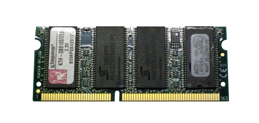 KTH-OB6100/256 Kingston 256MB PC133 133MHz non-ECC Unbuffered CL3 144-Pin SoDimm Memory Module for HP/Compaq 1818-8635, F3496A