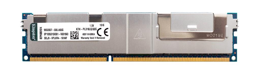 KTH-PL318LQ/32G Kingston 32GB PC3-14900 DDR3-1866MHz ECC Registered CL13 240-Pin Load Reduced DIMM Quad Rank Memory Module