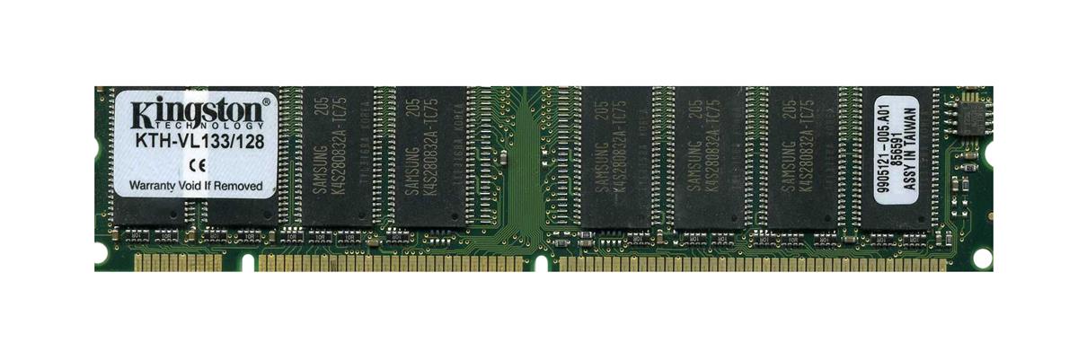 KTH-VL133/128 Kingston 128MB PC133 133MHz non-ECC Unbuffered CL3 168-Pin DIMM Memory Module for HP/Compaq P1537A