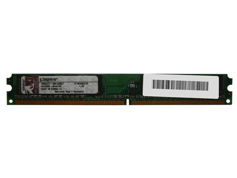 KTM4982/1G Kingston 1GB PC2-5300 DDR2-667MHz non-ECC Unbuffered CL5 240-Pin DIMM Single Rank Memory Module for IBM 30R5126, 73P4984