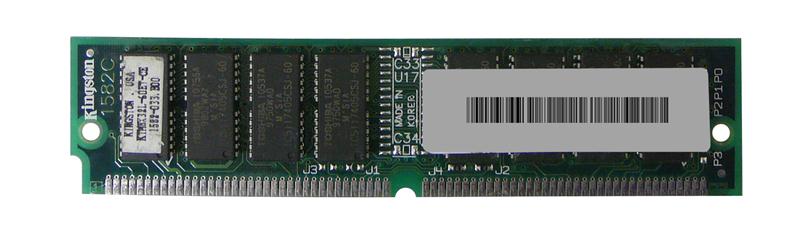 KTM8X32L-60ET-CE Kingston 32MB Module EDO non-Parity 60ns 5v 72-Pin 8Meg x 32