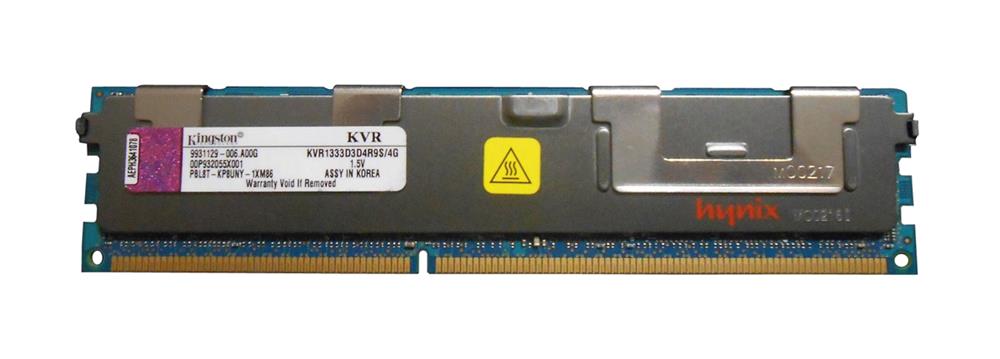 KVR1333D3D4R9S/4G Kingston 4GB PC3-10600 DDR3-1333MHz ECC Registered CL9 240-Pin DIMM Dual Rank x4 Memory Module with Thermal Sensor