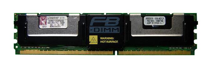 KVR667D2D4F5/4GEF Kingston 4GB PC2-5300 DDR2-667MHz ECC Fully Buffered CL5 240-Pin DIMM Dual Rank x4 Memory Module (Elpida F)
