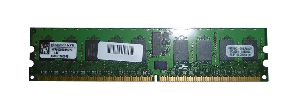 KKY249-ELF Kingston 2GB PC2-6400 DDR2-800MHz ECC Registered CL6 240-Pin DIMM Dual Rank x8 Memory Module