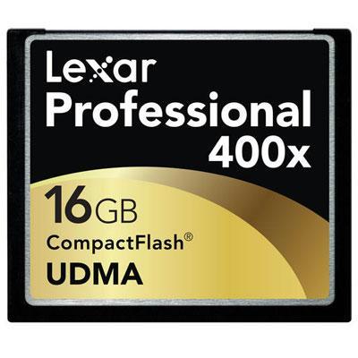LCF16GCDNA400 Lexar Professional 16GB 400x UDMA CompactFlash (CF) Memory Card