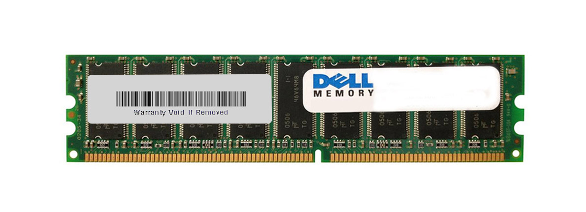 M0212 Dell 1GB PC3200 DDR-400MHz ECC Unbuffered CL3 184-Pin DIMM Memory Module