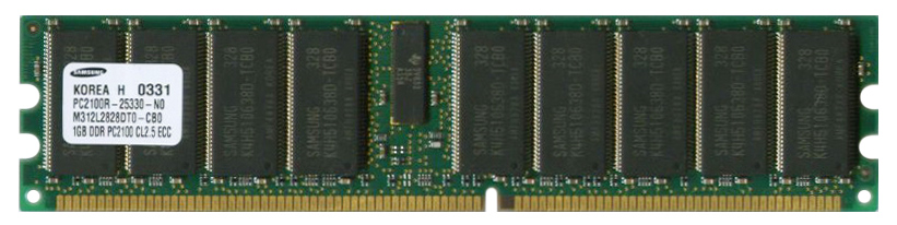 3DDLA38527805 3D Memory 1GB PC2100 DDR-266MHz Registered ECC 184-Pin DIMM 2.5V Memory Module for PowerEdge 2750 (200MHz FSB) P/N (compatible with A38527805, KTD1925/1G, KTM-X305/1G, KTM2027/1G, KTN8102/1G)