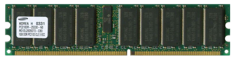 3DDLA14637982 3D Memory 1GB PC2100 DDR-266MHz Registered ECC 184-Pin DIMM 2.5V Memory Module for PowerEdge 650 P/N (compatible with A14637982, KTD1925/1G, KTM-X305/1G, KTM2027/1G, KTN8102/1G)