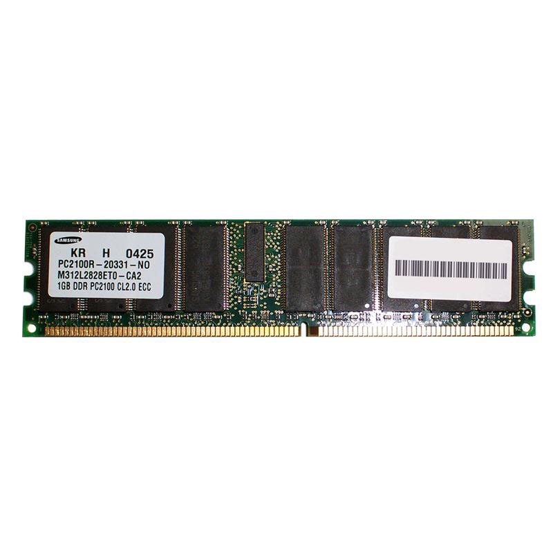 M312L2828ET0-CA2 Samsung 1GB PC2100 DDR-266MHz Registered ECC CL2.5 184-Pin DIMM 2.5V Memory Module
