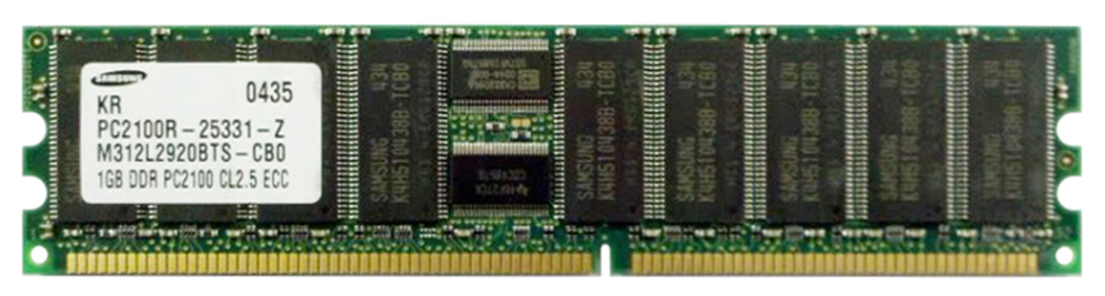 3DHP300680-B21 3D Memory 2GB Kit (2 X 1GB) PC2100 DDR-266MHz Registered ECC CL2.5 184-Pin DIMM 2.5V Memory for ProLiant ML370 G3 Server P/N (compatible with 300680-B21, KFJ-TX200/2G, 300680-B21-KT, 300680-B21-2x1024, 351109-FRE)