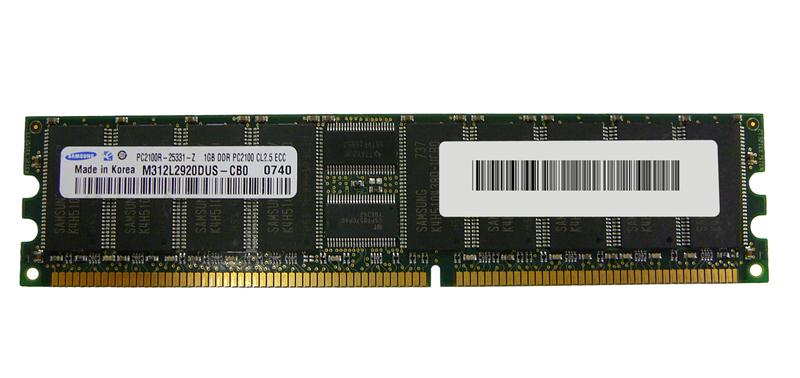 187420B21PE Edge Memory 2GB Kit (2 X 1GB) PC2100 DDR-266MHz Registered ECC CL2.5 184-Pin DIMM 2.5V Memory