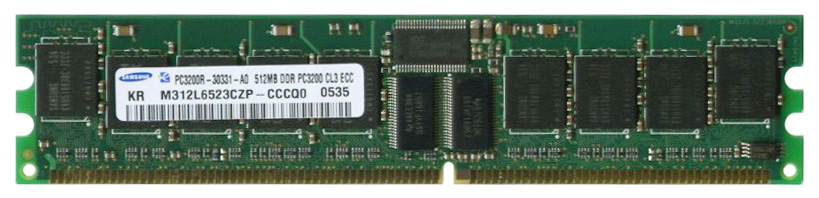 M4L-PC1400RD1143D512M M4L Certified 512MB 400MHz DDR PC3200 Reg ECC CL3 184-Pin Single Rank x4 DIMM