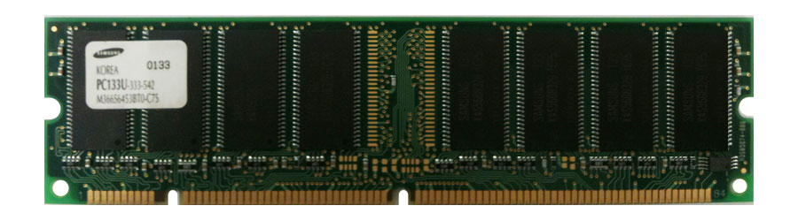 88.103025 512MB Module SDRAM 512MB PC133 CL=3 non-ECC 133MHz 3.3V 64Meg x 64 for ECS Elitegroup P4S5DA-DX/ P4S5A2/ K7VMM/ P4VMM2 Motherboard