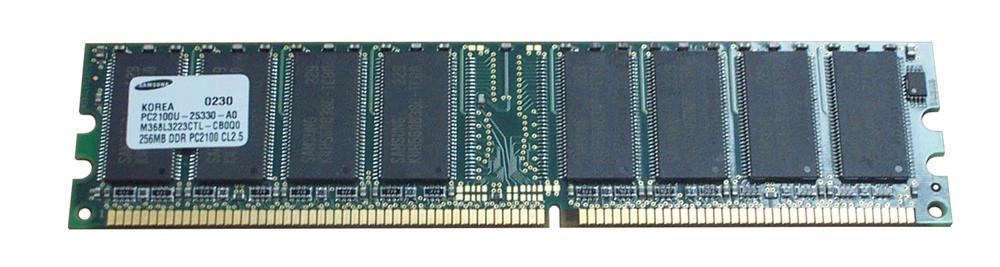 M368L3223CTL-CB0Q0 Samsung 256MB PC2100 DDR-266MHz non-ECC Unbuffered CL2.5 184-Pin DIMM 2.5V Memory Module