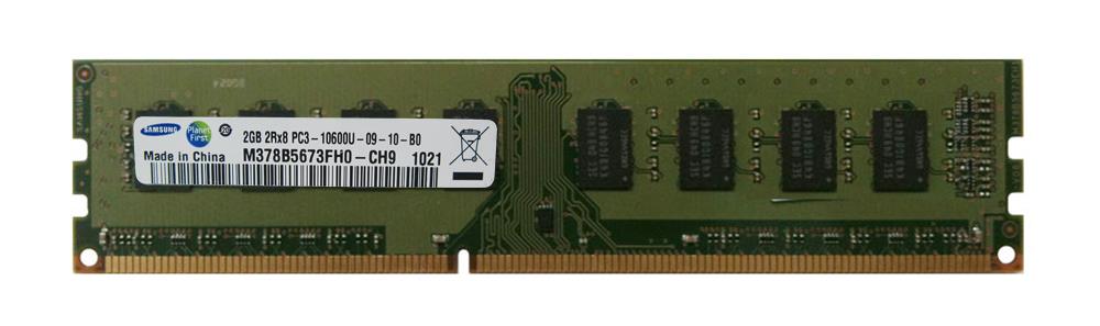 M378B5673FHO-CH9 Samsung 2GB PC3-10600 DDR3-1333MHz non-ECC Unbuffered CL9 240-Pin DIMM Dual Rank Memory Module