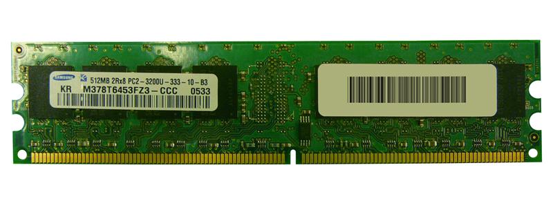 M4L-PC2400ND2D83D512M M4L Certified 512MB 400MHz DDR2 PC2-3200 Non-ECC CL3 240-Pin Dual Rank x8 DIMM