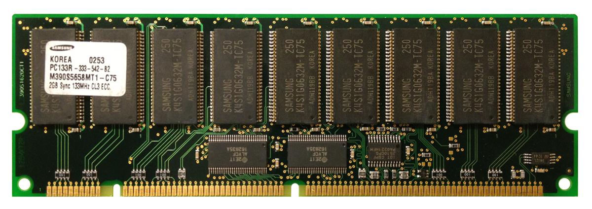 317093B21PE Edge Memory 2GB PC133 133MHz ECC Registered CL3 168-Pin DIMM Memory Module for Compaq
