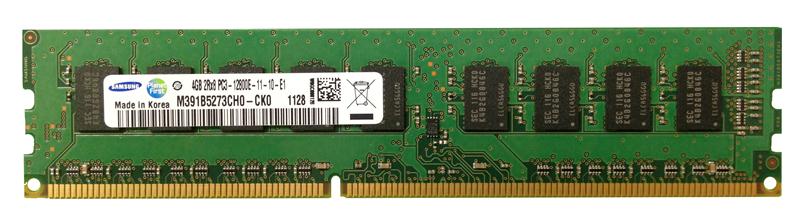 M391B5273CH0-CK0 Samsung 4GB PC3-12800 DDR3-1600MHz ECC Unbuffered CL11 240-Pin DIMM Dual Rank Memory Module