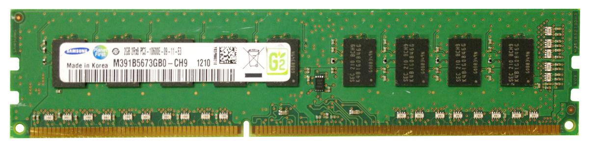 M391B5673GB0-CH9 Samsung 2GB PC3-10600 DDR3-1333MHz ECC Unbuffered CL9 240-Pin DIMM Dual Rank Memory Module