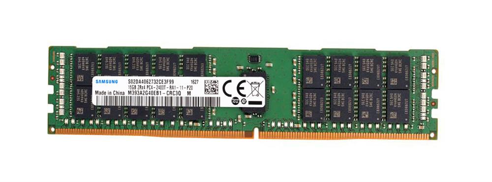 M393A2G40EB1-CRC3Q Samsung 16GB PC4-19200 DDR4-2400MHz Registered ECC CL17 288-Pin DIMM 1.2V Dual Rank Memory Module