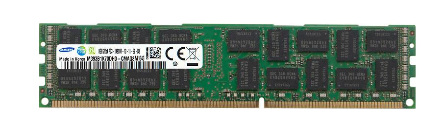 M393B1K70DH0-CMA Samsung 8GB PC3-14900 DDR3-1866MHz ECC Registered CL13 240-Pin DIMM Dual Rank Memory Module