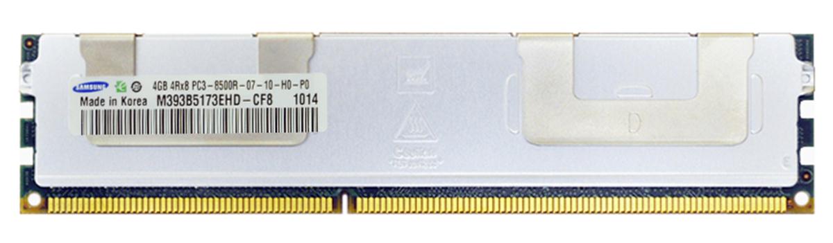 M393B5173EHD-CF8 Samsung 4GB PC3-8500 Ddr3-1066MHz ECC Registered Cl7 240-Pin DIMM Quad Rank Memory Module