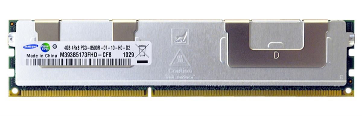 3DHP500204-061 3D Memory 4GB PC3-8500 DDR3-1066MHz ECC Registered CL7 240-Pin DIMM Quad Rank Memory Module P/N (compatible with 500204-061, KVR1066D3Q8R7S/4G, KTM-SX310Q/4G, KTL-TS310Q/4G, KTD-PE310Q/4G)