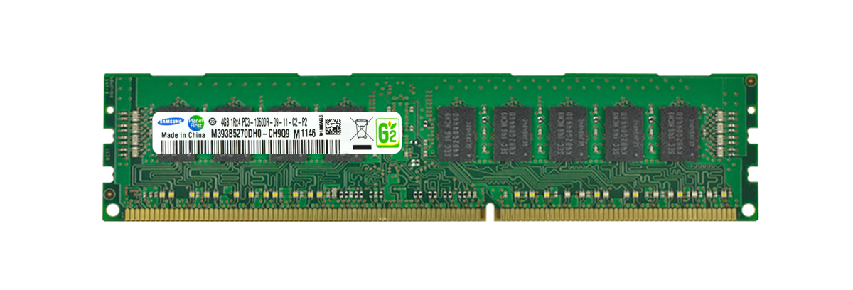 M393B5270DH0-CH9 Samsung 4GB PC3-10600 DDR3-1333MHz ECC Registered CL9 240-Pin DIMM single Rank Memory Module