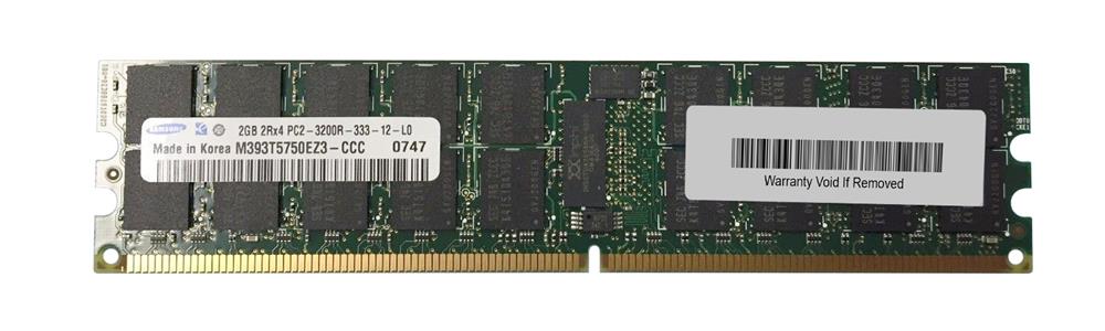 M393T5750EZ3-CCC Samsung 2GB PC2-3200 DDR2-400MHz ECC Registered CL3 240-Pin DIMM Dual Rank Memory Module