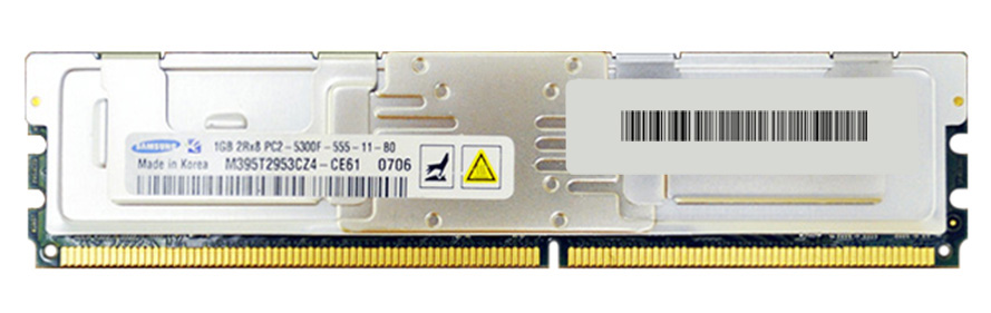 3DDLA14635896 3D Memory 2GB Kit (2 X 1GB) PC2-5300 DDR2-667MHz ECC Fully Buffered CL5 240-Pin DIMM Memory for PowerEdge 2900 P/N (compatible with A14635896, KTH-XW667/2G, KVR667D2D8F5K2/2G, 38L5903, KTM5780/2G)