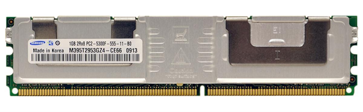 M395T2953GZ4-CE66 Samsung 1GB PC2-5300 DDR2-667MHz ECC Fully Buffered CL5 240-Pin DIMM Dual Rank Memory Module