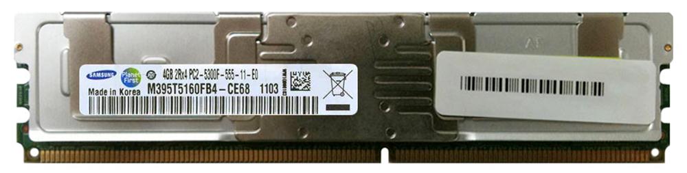 M395T5160FB4-CE68 Samsung 4GB PC2-5300 DDR2-667MHz ECC Fully Buffered CL5 240-Pin DIMM Dual Rank Memory Module