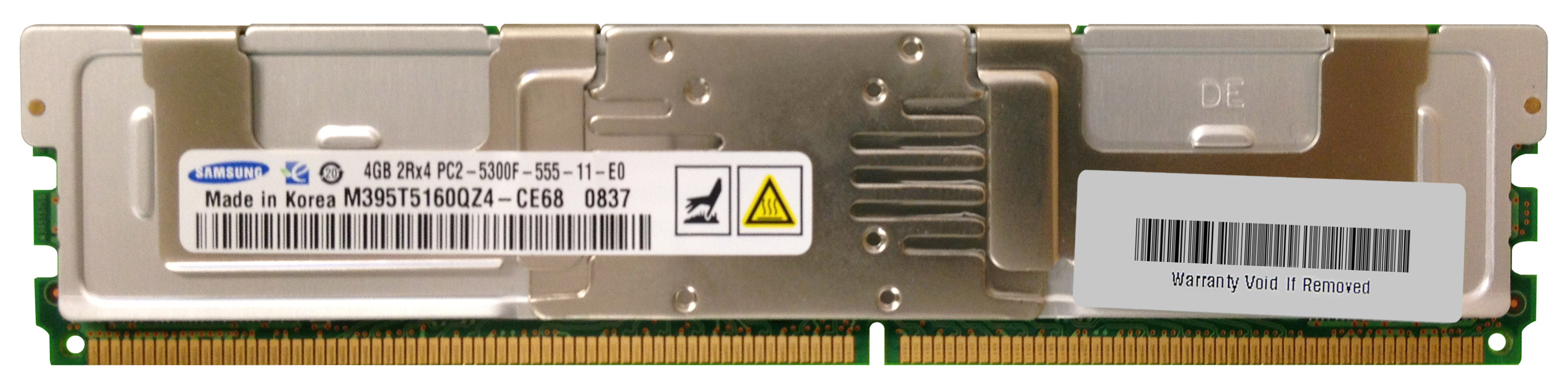 M395T5160QZ4-CE68 Samsung 4GB FBD PC5300 Memory