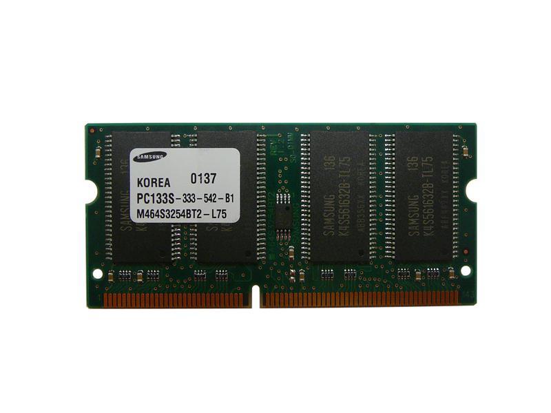 3DMEMORY/3RD-10017 256MB PC133 133MHz non-ECC Unbuffered CL3 144-Pin SoDimm Memory Module