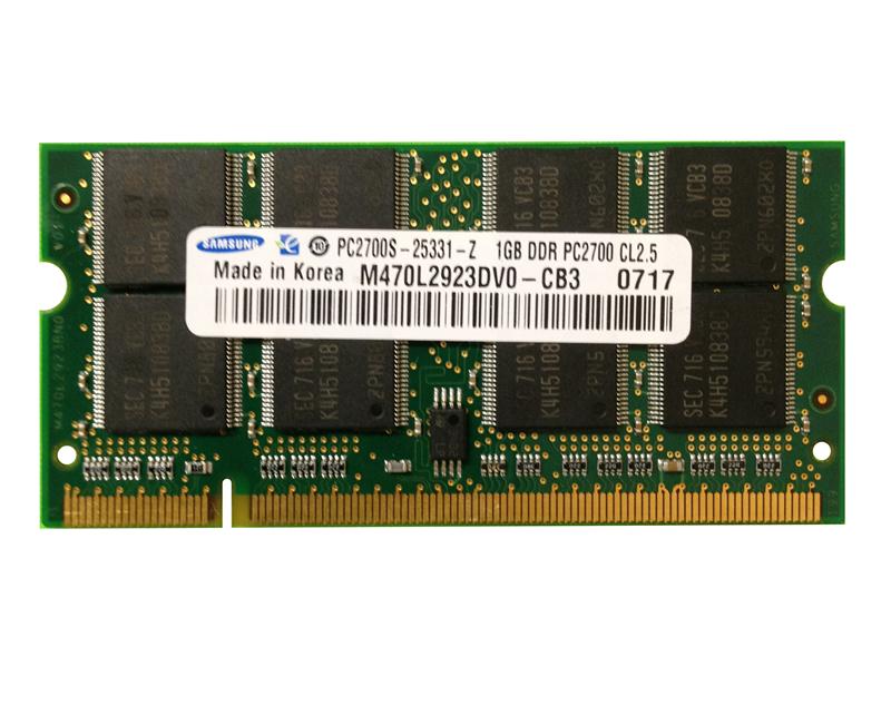 3DDLA13945120 3D Memory 1GB PC2700 DDR-333MHz non-ECC Unbuffered 200-Pin SoDimm Memory Module for Latitude X300 P/N (compatible with A13945120, KTA-PBG4333/1G, KTD-INSP5150/1G, KFJ-FPC101/1G, KTH-ZD7000/1G)
