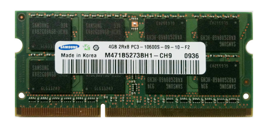 3D-13D395N642472-4G 4GB Module DDR3 SoDimm 204-Pin PC3-10600 CL=9 non-ECC Unbuffered DDR3-1333 Dual Rank, x8 512Meg x 64 for Acer Aspire V5-471P-6852 n/a