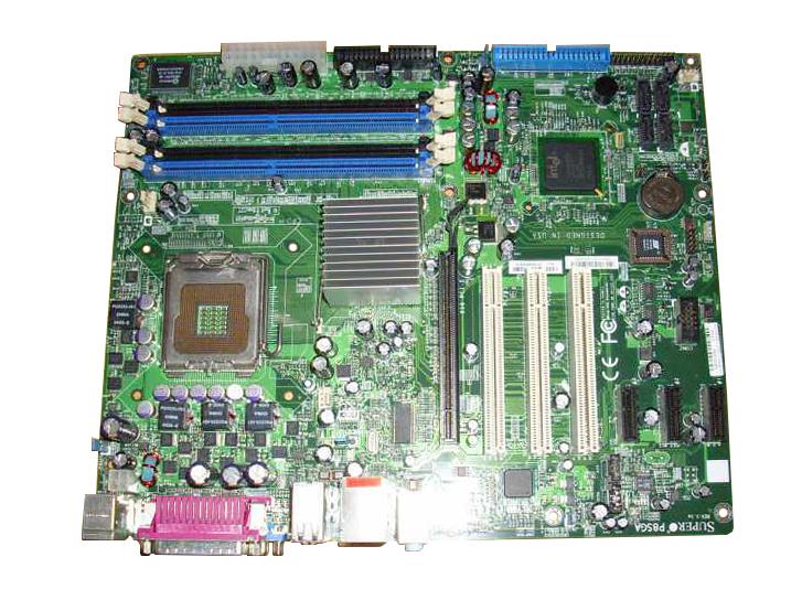 MBD-P8SGA-O SuperMicro P8SGA Socket LGA 775 Intel 915G Chipset Intel Pentium 4/ Celeron Processors Support DDR 4x DIMM 4x SATA ATX Motherboard (Refurbished)