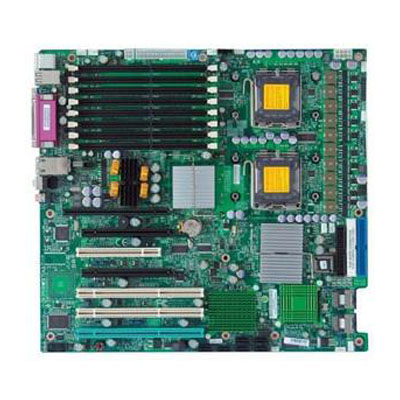 MBD-X7DA3-B SuperMicro X7DA3 Dual Socket LGA 771 Intel 5000X Chipset Quad & Dual 64-Bit Intel Xeon Processors Support DDR2 8x DIMM 6x SATA 3.0Gb/s Extended-ATX Server Motherboard (Refurbished)
