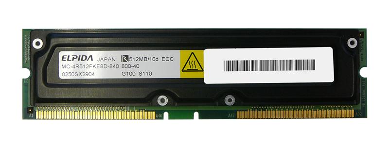 P2272APE Edge Memory 1GB Kit (2 x 512MB) PC800 800MHz ECC 184-Pin RDRAM RIMM Memory for HP Vectra Series PIV