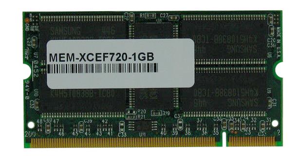 MEM-XCEF720-1GB Cisco 1GB DDR SoDIMM Memory Upgrade for Catalyst 6500 DFC3A Series